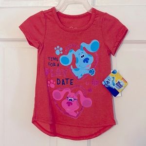 Blue’s Clues & You Blue and Magenta shirt